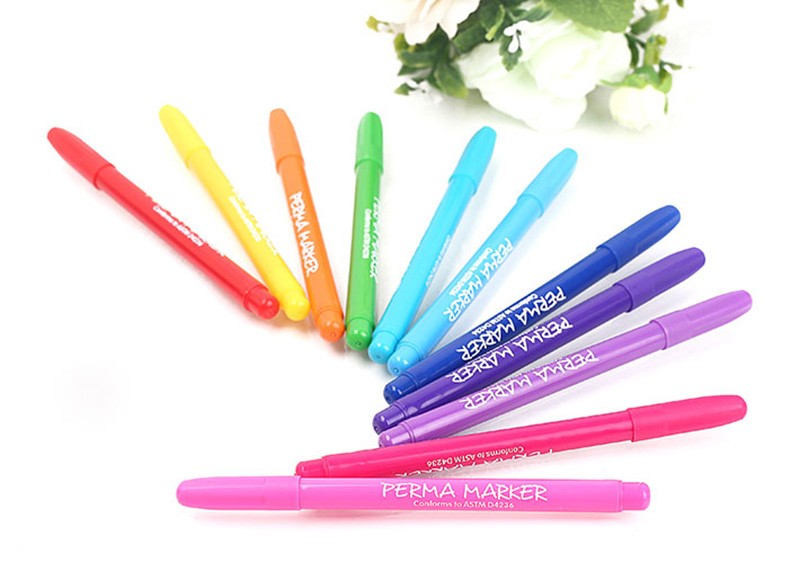 Hộp 12 Cây Bút Lông Colormate Perma Markers - MS-12PER