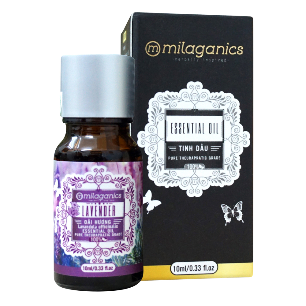 Combo 2 Tinh Dầu Oải Hương Ấn Độ Milaganics 10ml