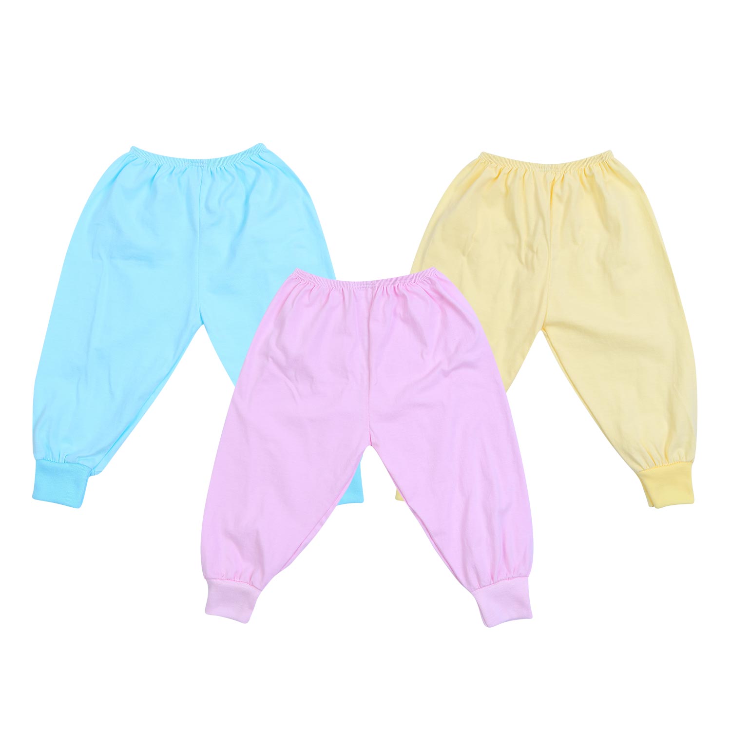 Combo 3 Quần Dài Bo Ống MihaBaby QD13 - Màu Pastel - Size