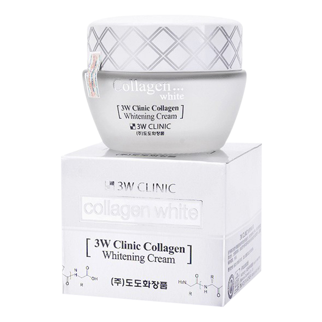 Combo Dưỡng Trắng Da Tinh Chất Collagen 3W Clinic Collagen Whitening