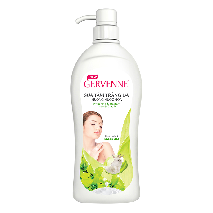 Combo Gervenne 3: Hộp Quà Sữa Tắm Trắng Da Hương Hoa Lily Xanh (450g) + Hộp Quà Sữa Tắm Trắng Da Hương Hoa Lily Hồng (450g)