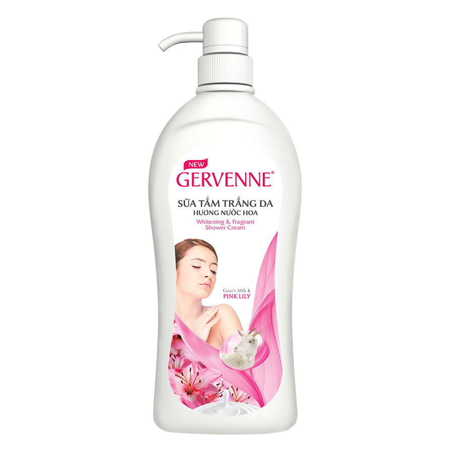 Combo Gervenne 3: Hộp Quà Sữa Tắm Trắng Da Hương Hoa Lily Xanh (450g) + Hộp Quà Sữa Tắm Trắng Da Hương Hoa Lily Hồng (450g)