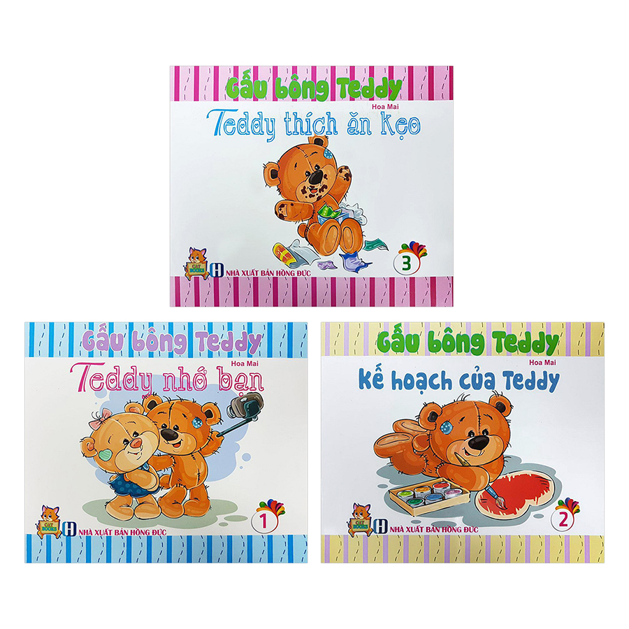 Gấu Bông Teddy (Bộ 3 Cuốn)
