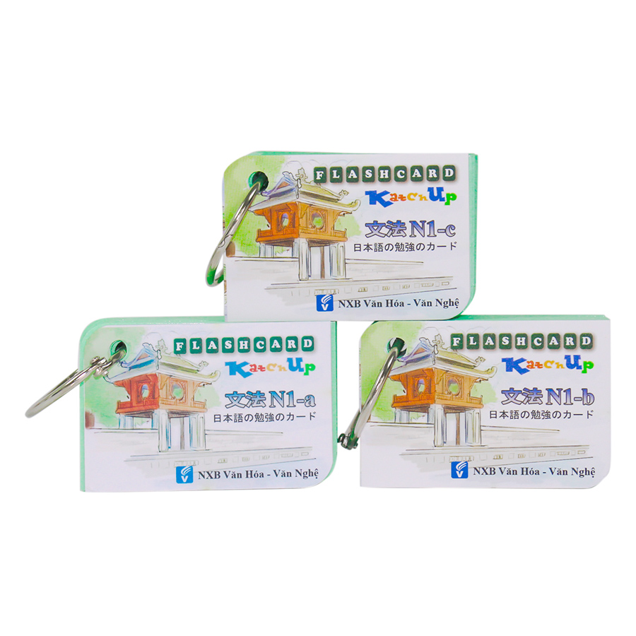 COMBO Trọn Bộ KatchUp Flashcard Cao Cấp Tiếng Nhật N1 - High Quality