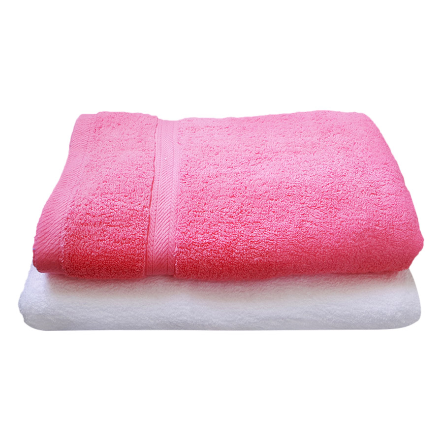 Combo 2 Khăn Tắm Cotton Thành Nam COMBO2KTCTTH - Màu Ngẫu Nhiên