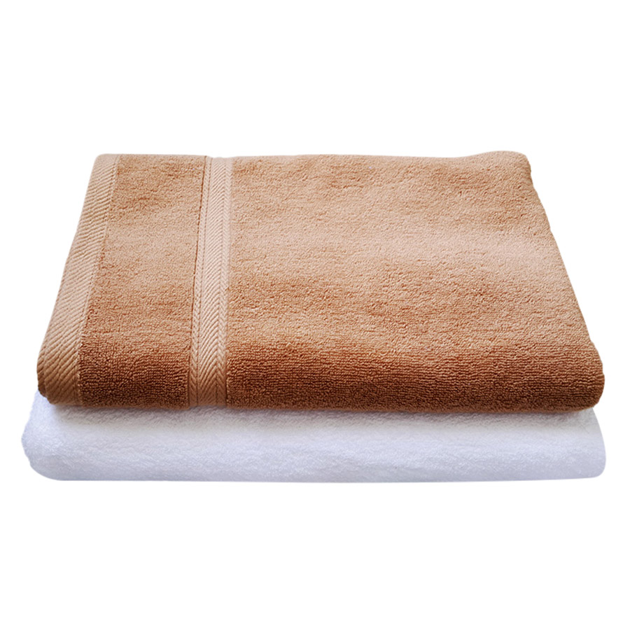 Combo 2 Khăn Tắm Cotton Thành Nam COMBO2KTCTTN - Màu Ngẫu Nhiên