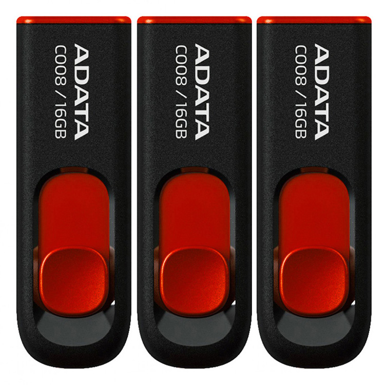 Bộ 3 USB 2.0 16GB ADATA C008