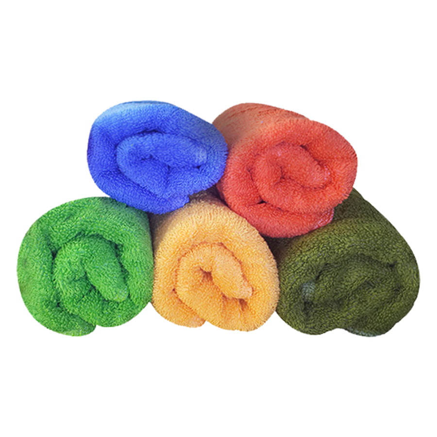Combo 5 Khăn Mặt Cotton BaFu COMBO5KMBF0M5 - Màu Ngẫu Nhiên