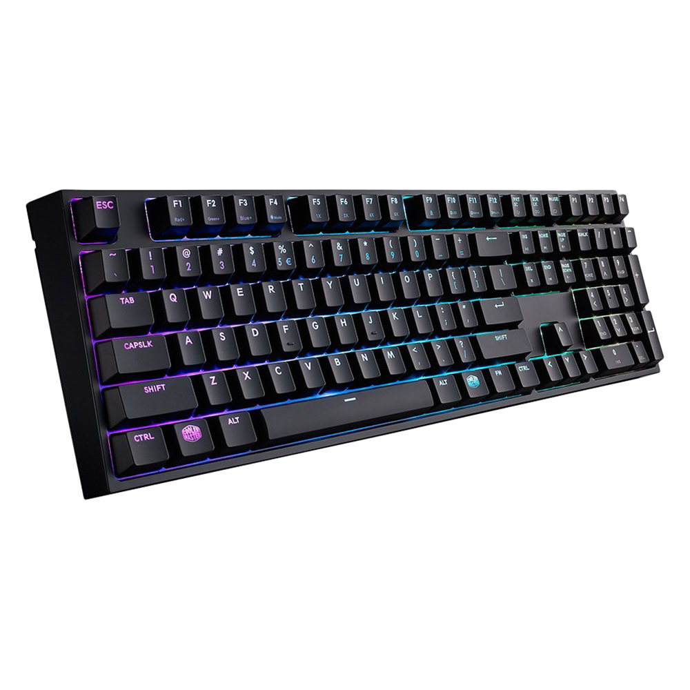 Bàn Phím Cơ Có Dây Cooler Master MasterKey Pro L RGB Blue Switch Full-size - Hàng Chính Hãng