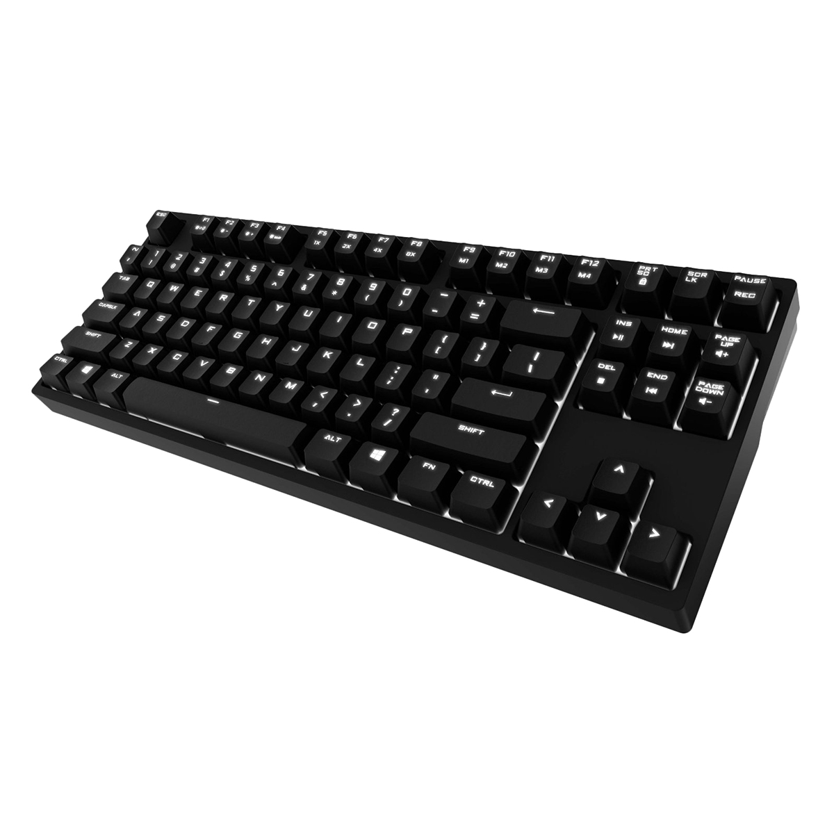 Bàn Phím Cơ Có Dây Cooler Master Quick Fire Rapid I LED Cherry MX Tenkeyless - Hàng Chính Hãng