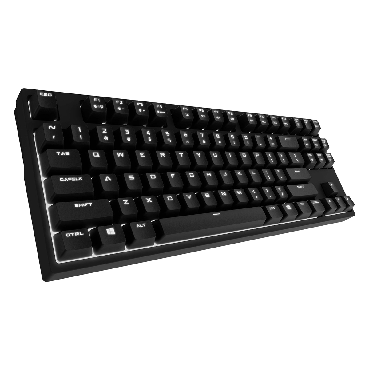 Bàn Phím Cơ Có Dây Cooler Master Quick Fire Rapid I LED Cherry MX Tenkeyless - Hàng Chính Hãng