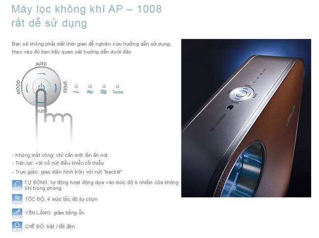 Máy lọc không khí Coway Dolomities (P) AP-1008DH - Hàng chính hãng