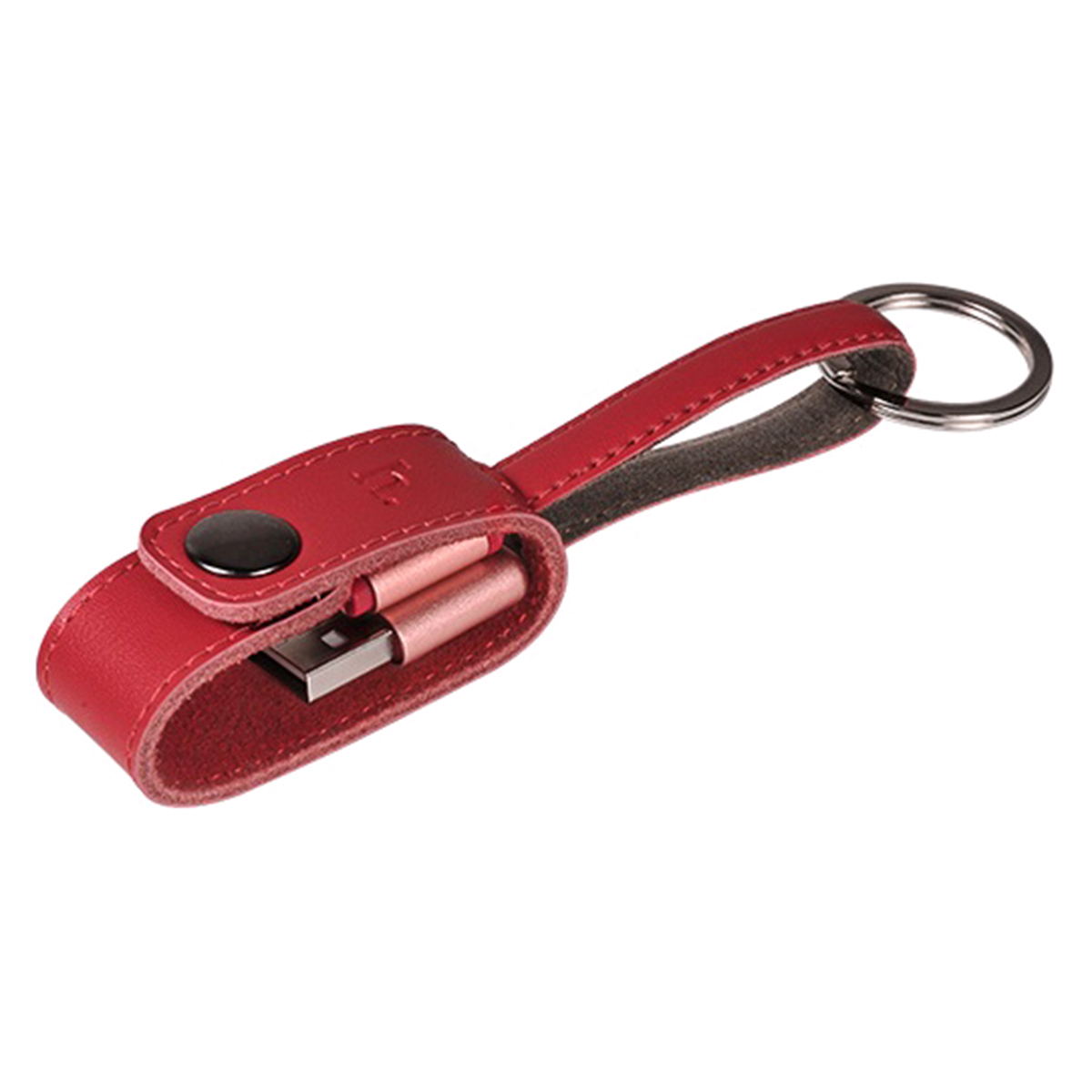 Cáp Sạc Hoco UPF04 Leather Key Chain - Hàng Chính Hãng