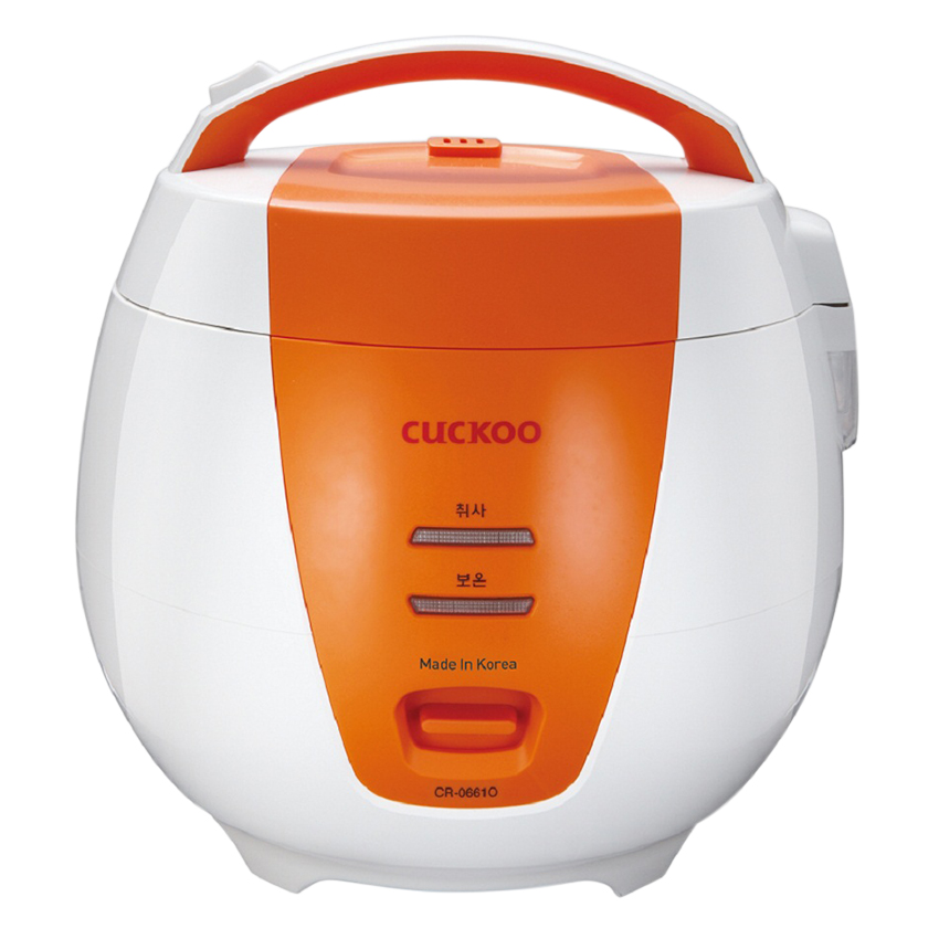 Nồi Cơm Điện Nắp Gài Cuckoo CR- 0661 màu cam - 1L - Hàng Chính Hãng