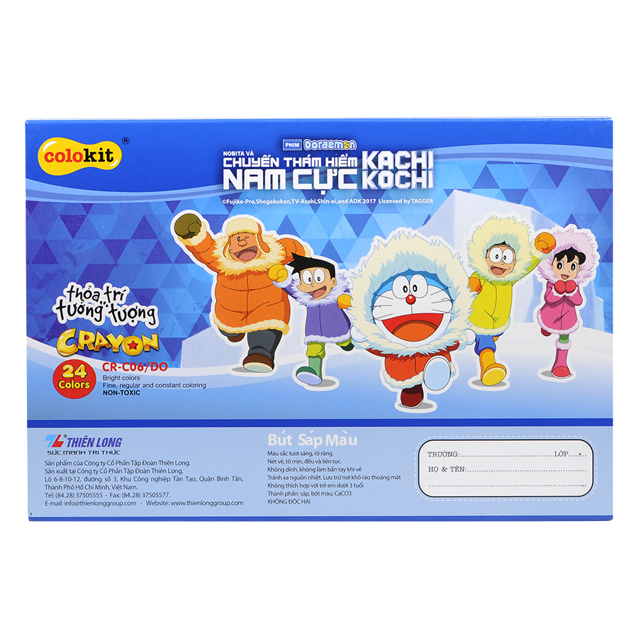 Sáp Màu Thiên Long CR-C06/DO - Mẫu Ngẫu Nhiên