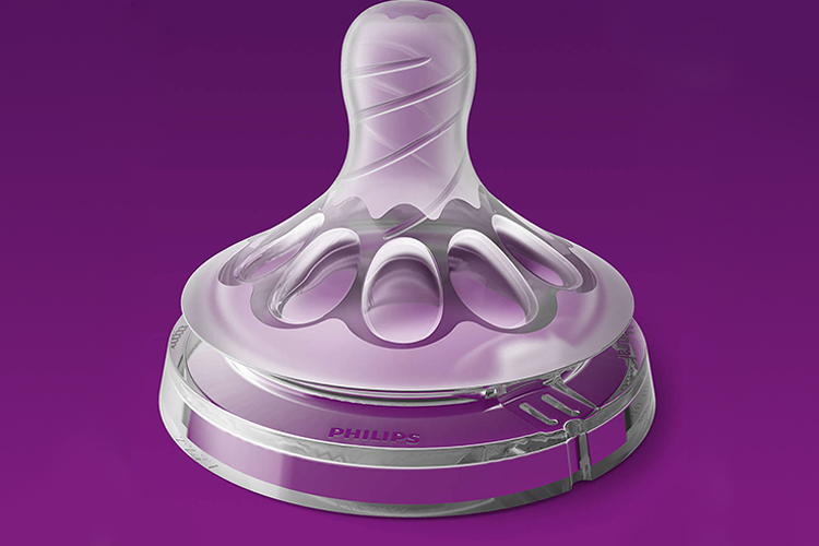 Núm ty Philips Avent mô phỏng tự nhiên cho trẻ sơ sinh SCF651/23 Vỉ 2 cái