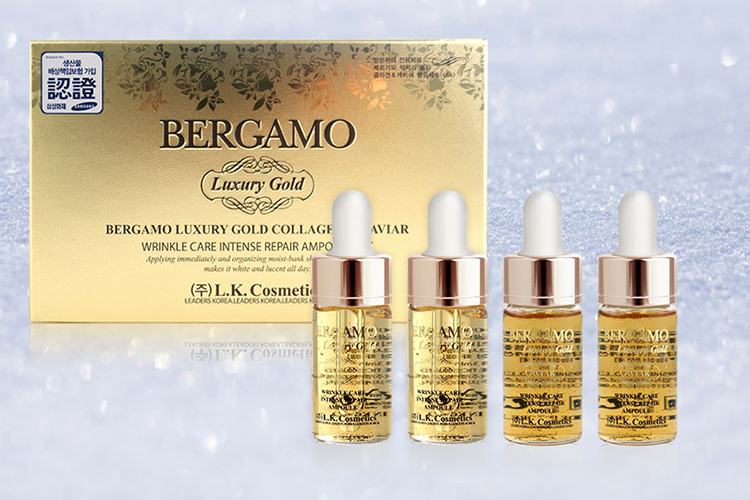 Tinh Chất Chống Lão Hoá, Ngăn Ngừa Mụn Bergamo Luxury Gold