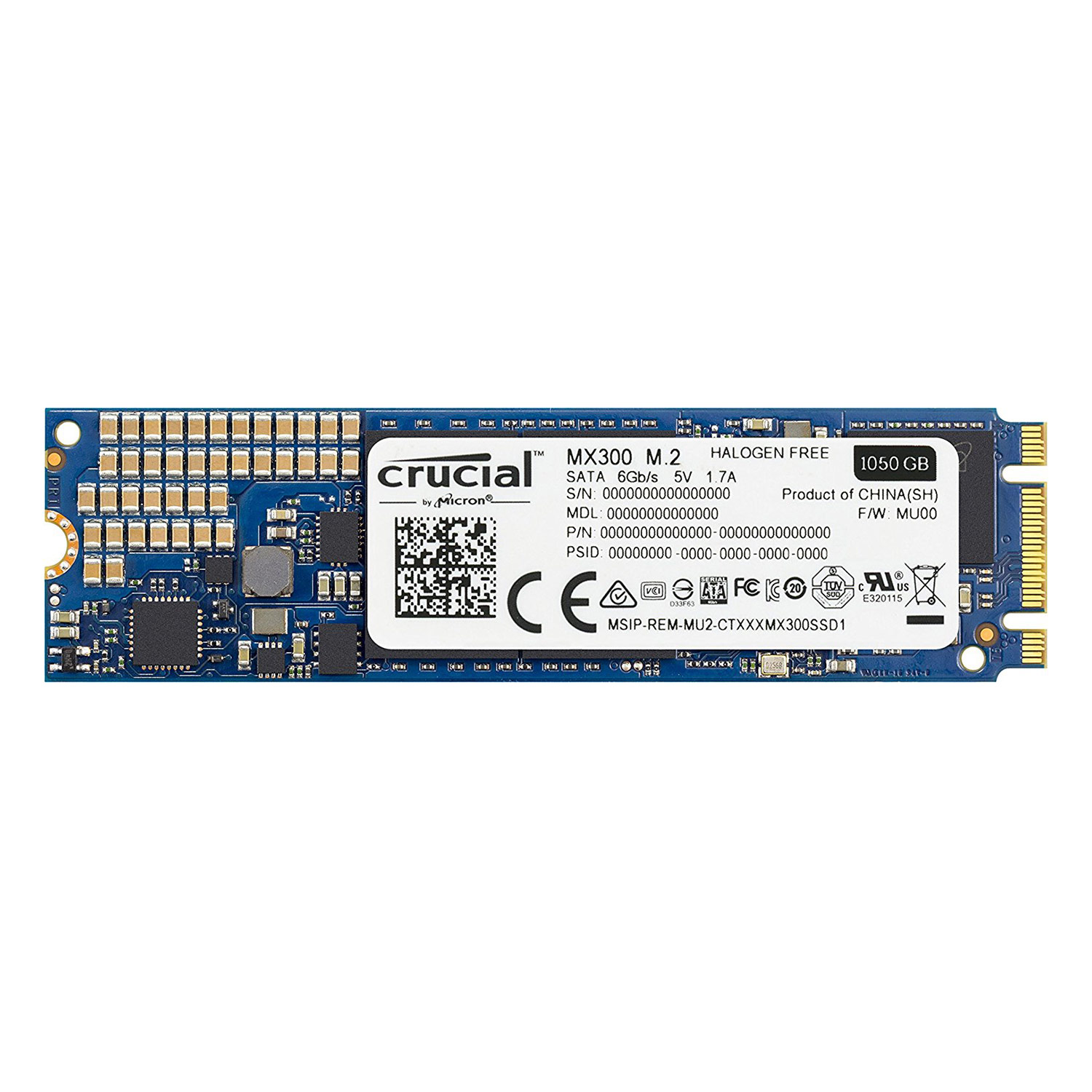 Ổ Cứng SSD M.2 Crucial MX300 1050GB - Hàng Chính Hãng