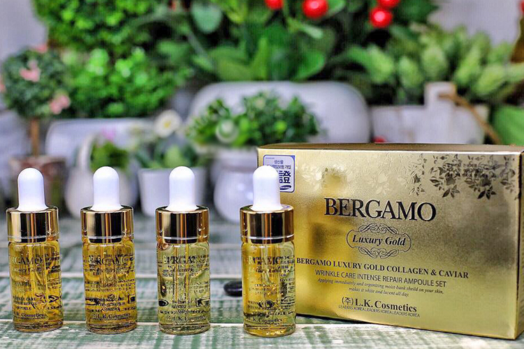 Tinh Chất Chống Lão Hoá, Ngăn Ngừa Mụn Bergamo Luxury Gold