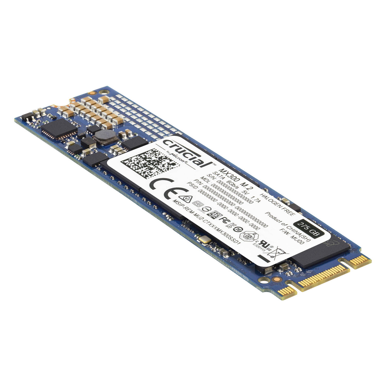 Ổ Cứng SSD M.2 Crucial MX300 275GB - Hàng Chính Hãng