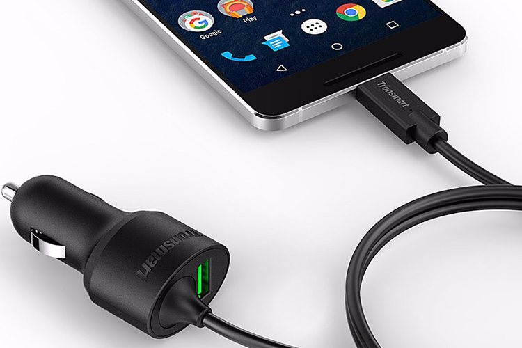 Sạc ô tô Tronsmart QC 3.0 CCTA - 2 cổng, 33W