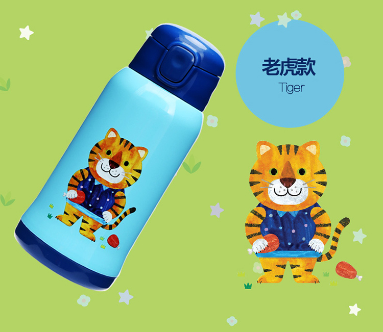 Bình Giữ Nhiệt Cartoon Panda Kids Vacuum Bottle Lock&amp;Lock LHC1435PDA (550ml)