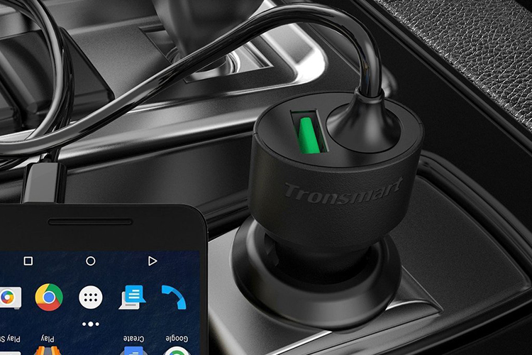 Sạc ô tô Tronsmart QC 3.0 CCTA - 2 cổng, 33W