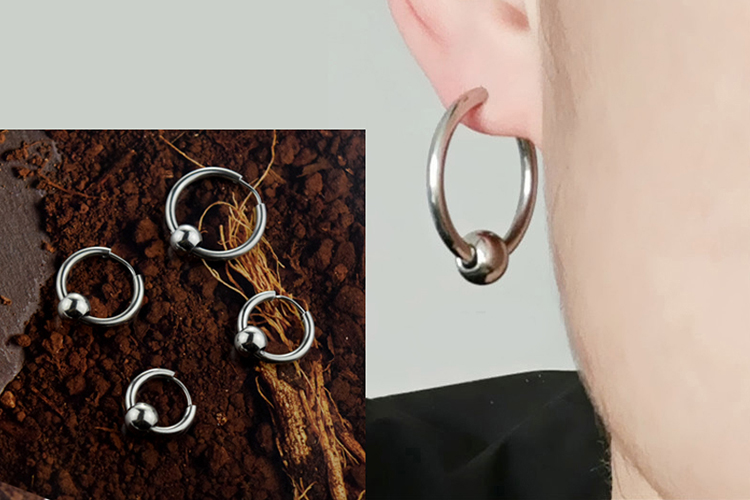 Bộ 2 Bông Tai Hàn Quốc Winwinshop88 BT266 - Bạc