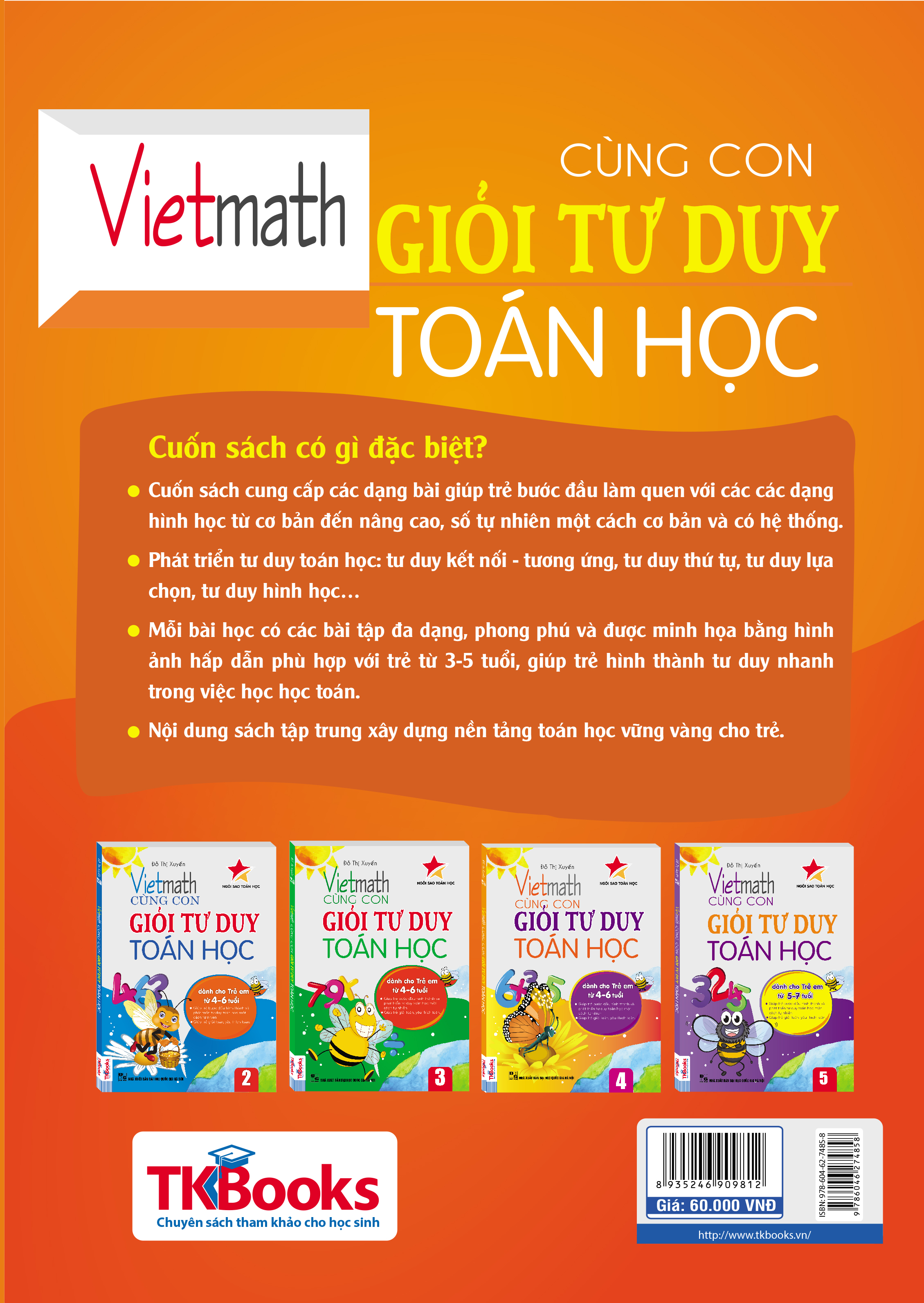 Vietmath - Cùng Con Giỏi Tư Duy Toán Học Tập 1