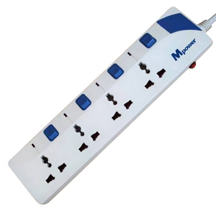 Ổ Cắm Điện 4 Lỗ 3 Chấu 5m Mpower MP-245S