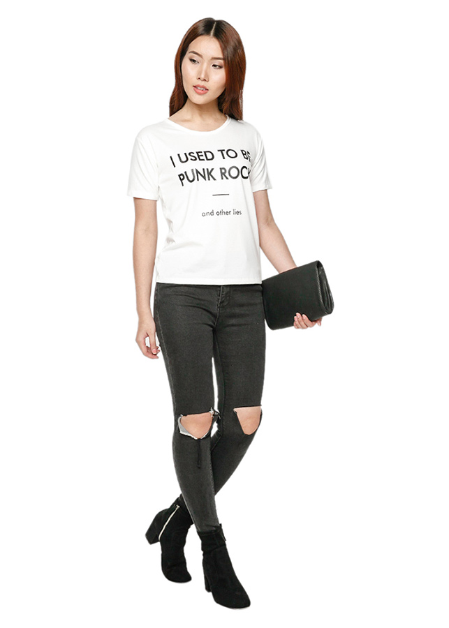 Áo Thun Nữ Punk Rock Trần Doanh D98