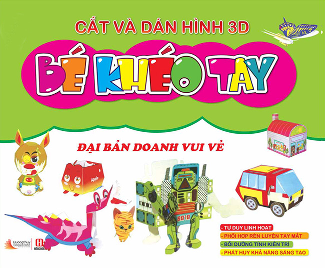 Bé Khéo Tay - Cắt Dán Hình (8 Cuốn)