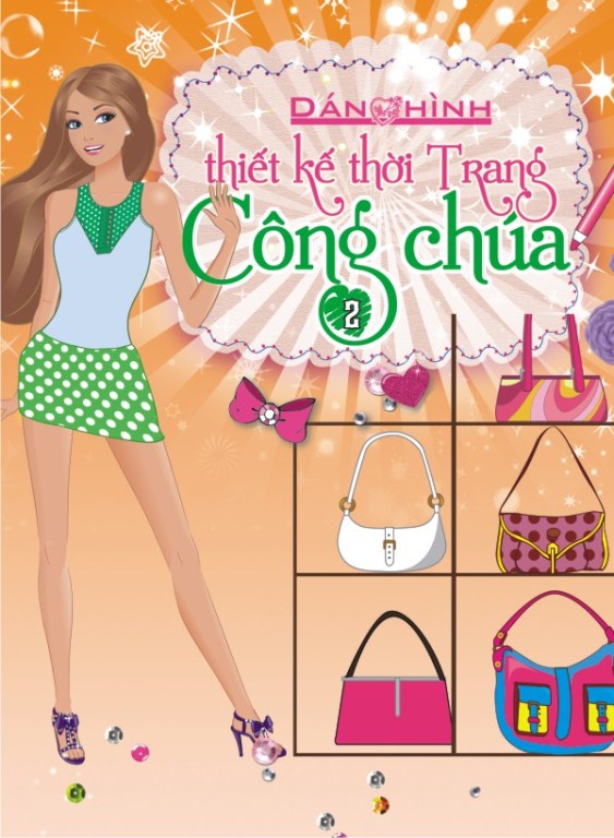 Dán Hình Thiết Kế Thời Trang Công Chúa