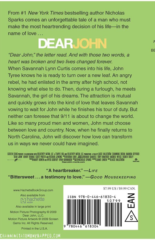 Dear John ( Movie Tie- In)