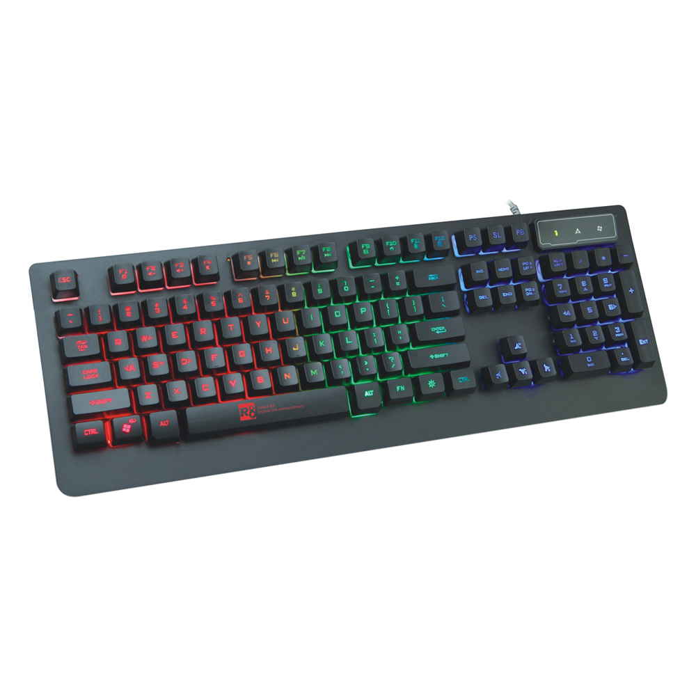 Bàn Phím Giả Cơ Chuyên Game R8 1827 Led 7 Màu - Hàng Nhập Khẩu