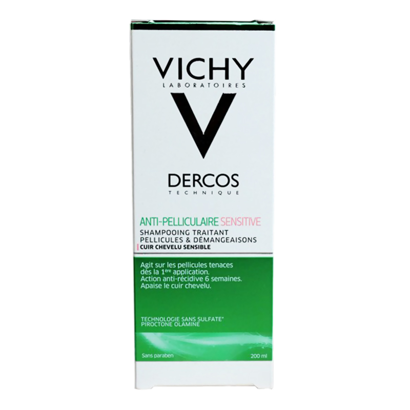 Dầu Gội Dành Cho Da Đầu Nhạy Cảm Vichy Dercos Anti - Pelliculaire Chai 200ml