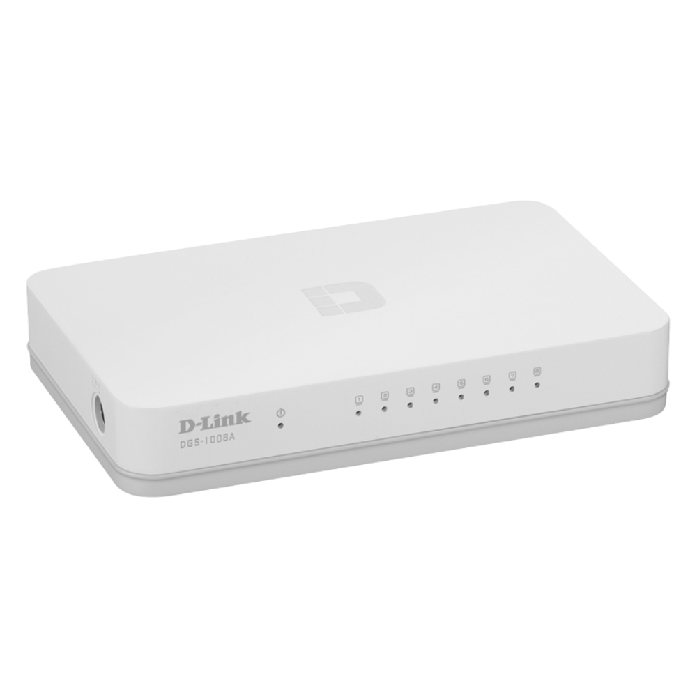 D-Link DGS-1008A - Switch 8 Cổng 10/100/1000M - Hàng Nhập Khẩu