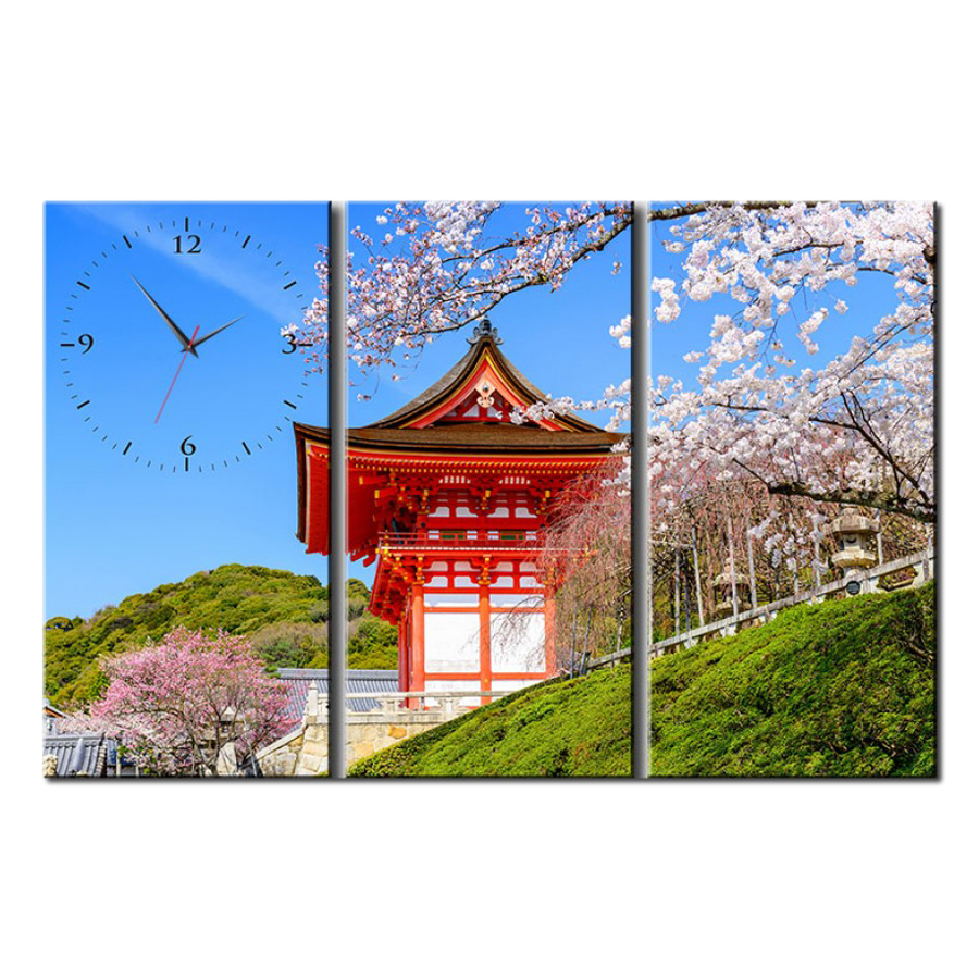 Tranh Đồng Hồ Kyoto Vicdecor - DHT0310 - 30x60cm