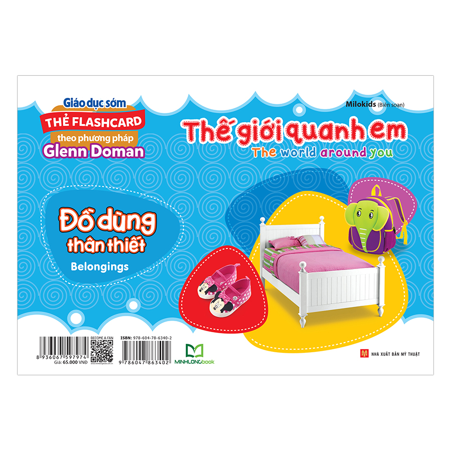 Thẻ Flashcard Theo Phương Pháp Glenn Doman - Thế Giới Quanh Em: Đồ Dùng Thân Thiết