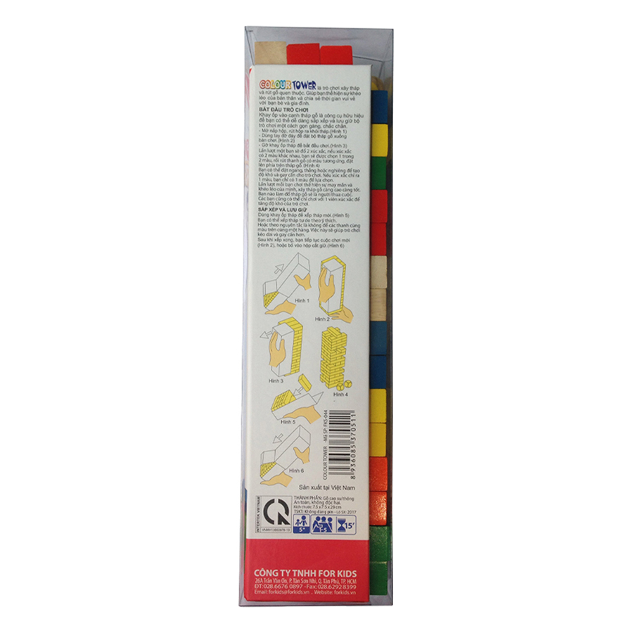 Rút gỗ màu Colour Tower Forkids FKS-044