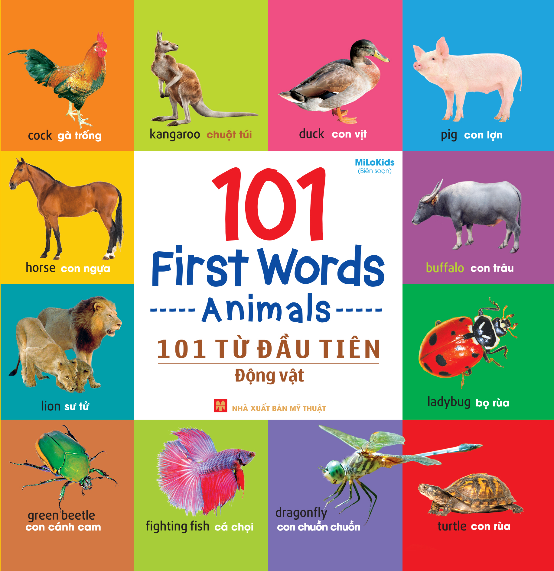 Sách 101 First Words - Animals (101 Từ Đầu Tiên - Động Vật)