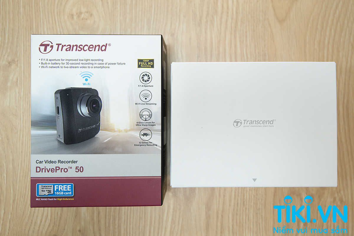 Camera Hành Trình Ô Tô Transcend Drive Pro 50 - Hàng Chính Hãng