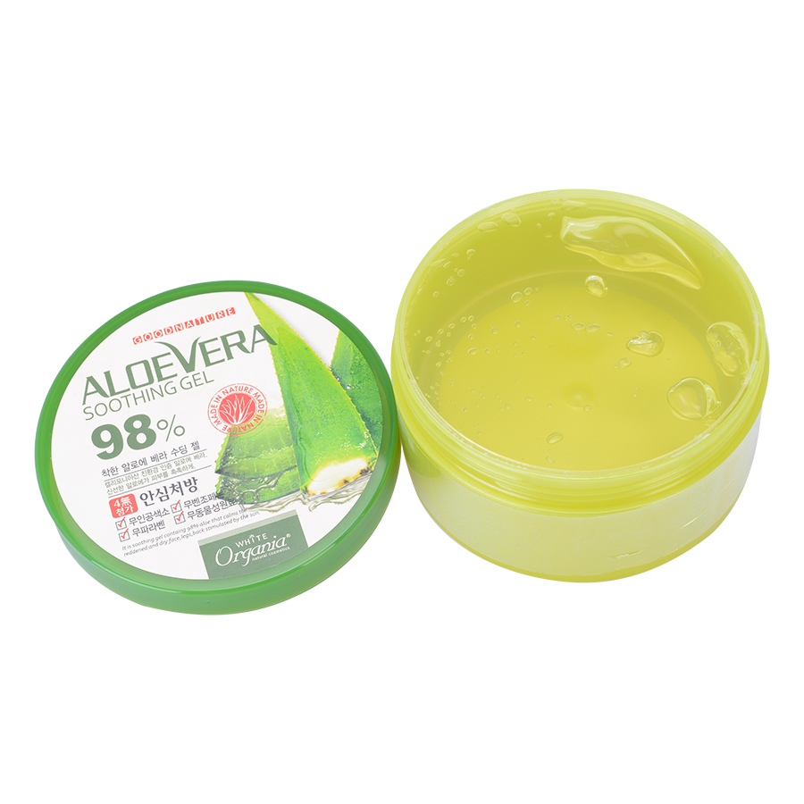 Gel Dưỡng Thể Nha Đam Organia Aloe Vera Soothing Gel 98% (300g)