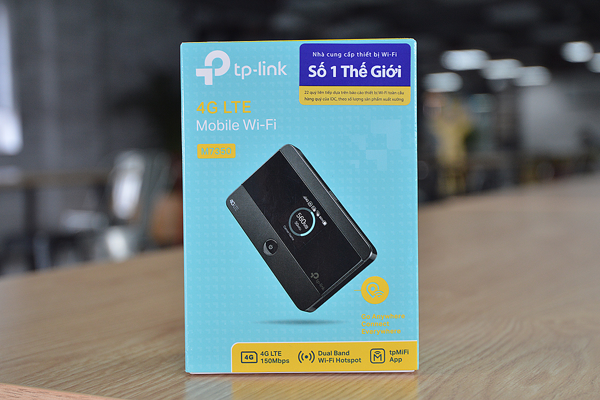 Thiết Bị Phát Wifi Di Động 4G LTE-Advanced TP-Link M7350 150Mbps - Hàng Chính Hãng