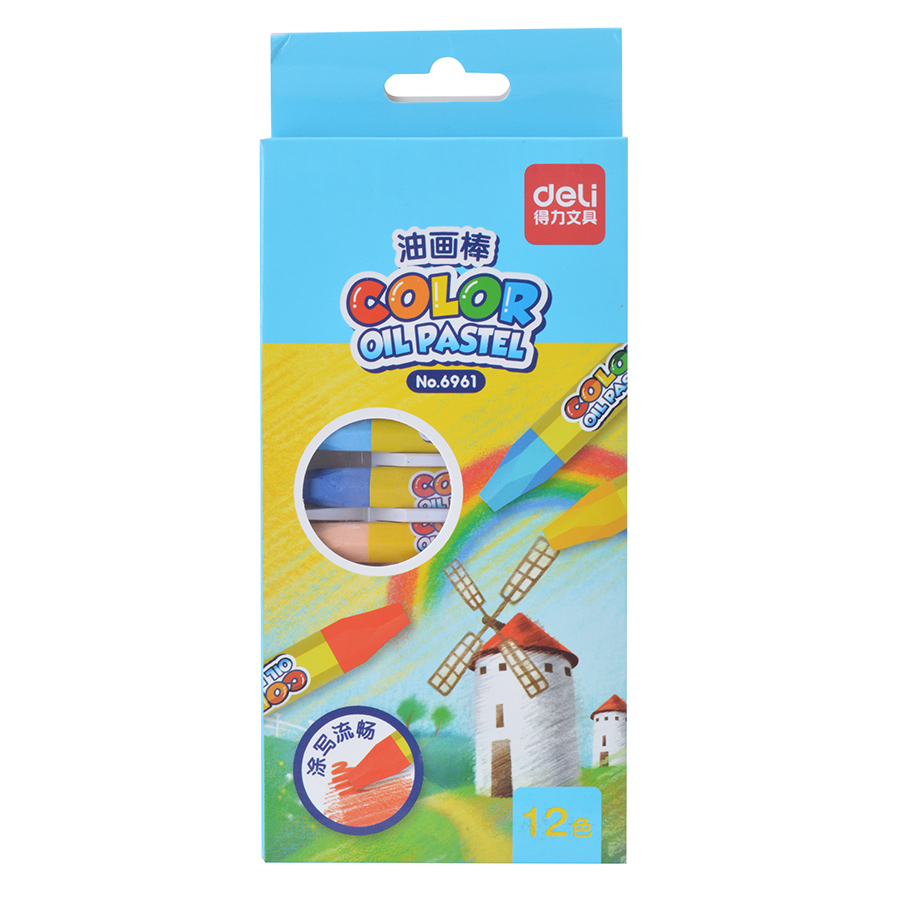 Bút Sáp12 Màu 6961 Deli