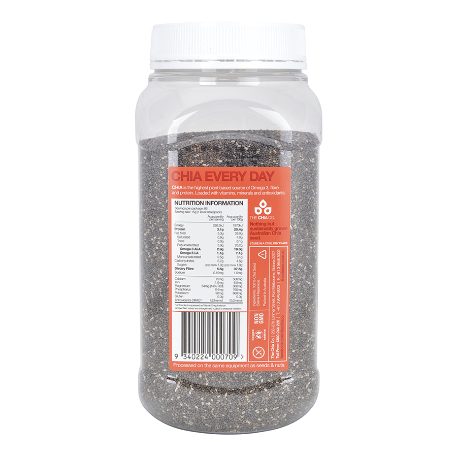 Hạt Chia The Chia Co Black (1Kg)