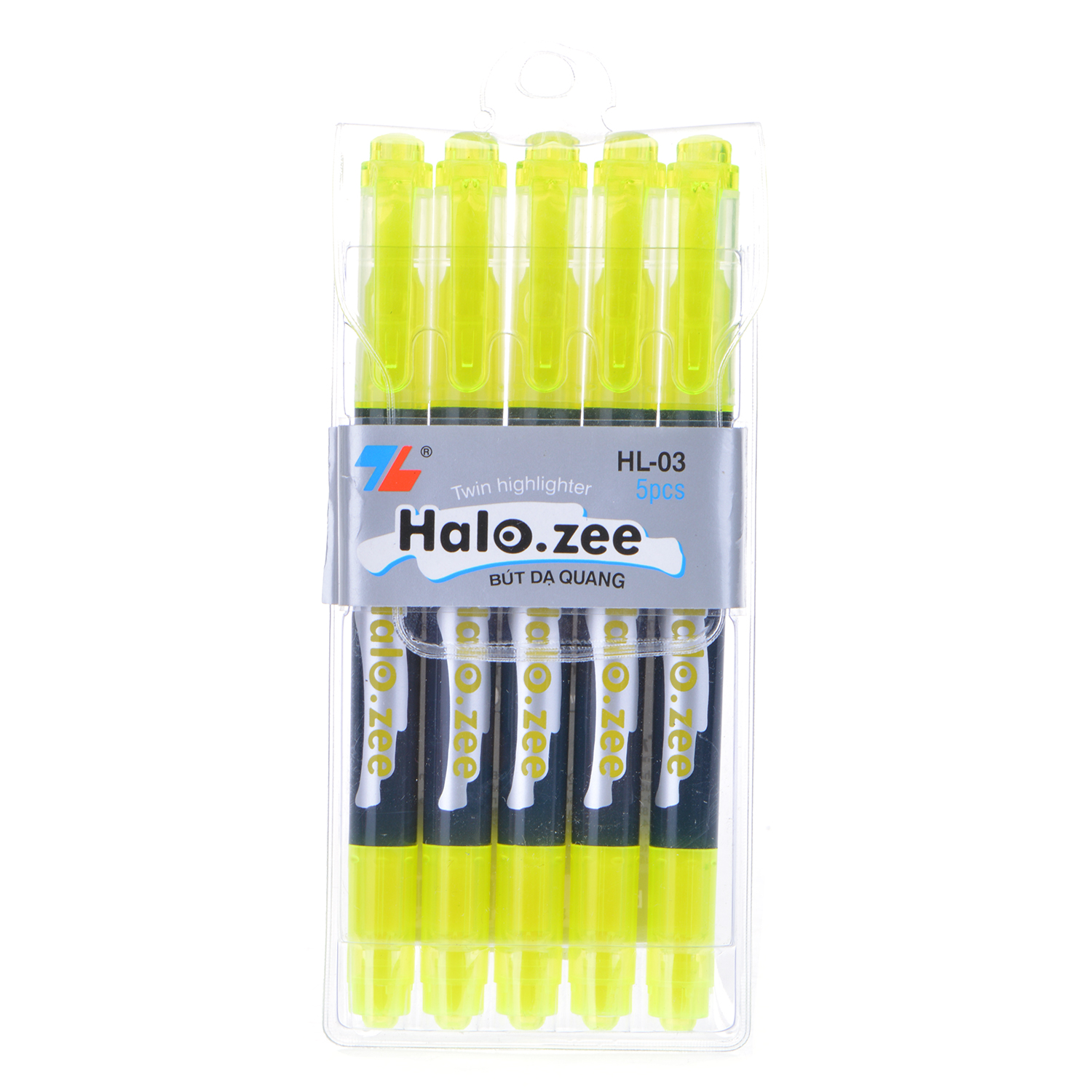 Vỉ 5 Bút Dạ Quang Thiên Long HL-03 