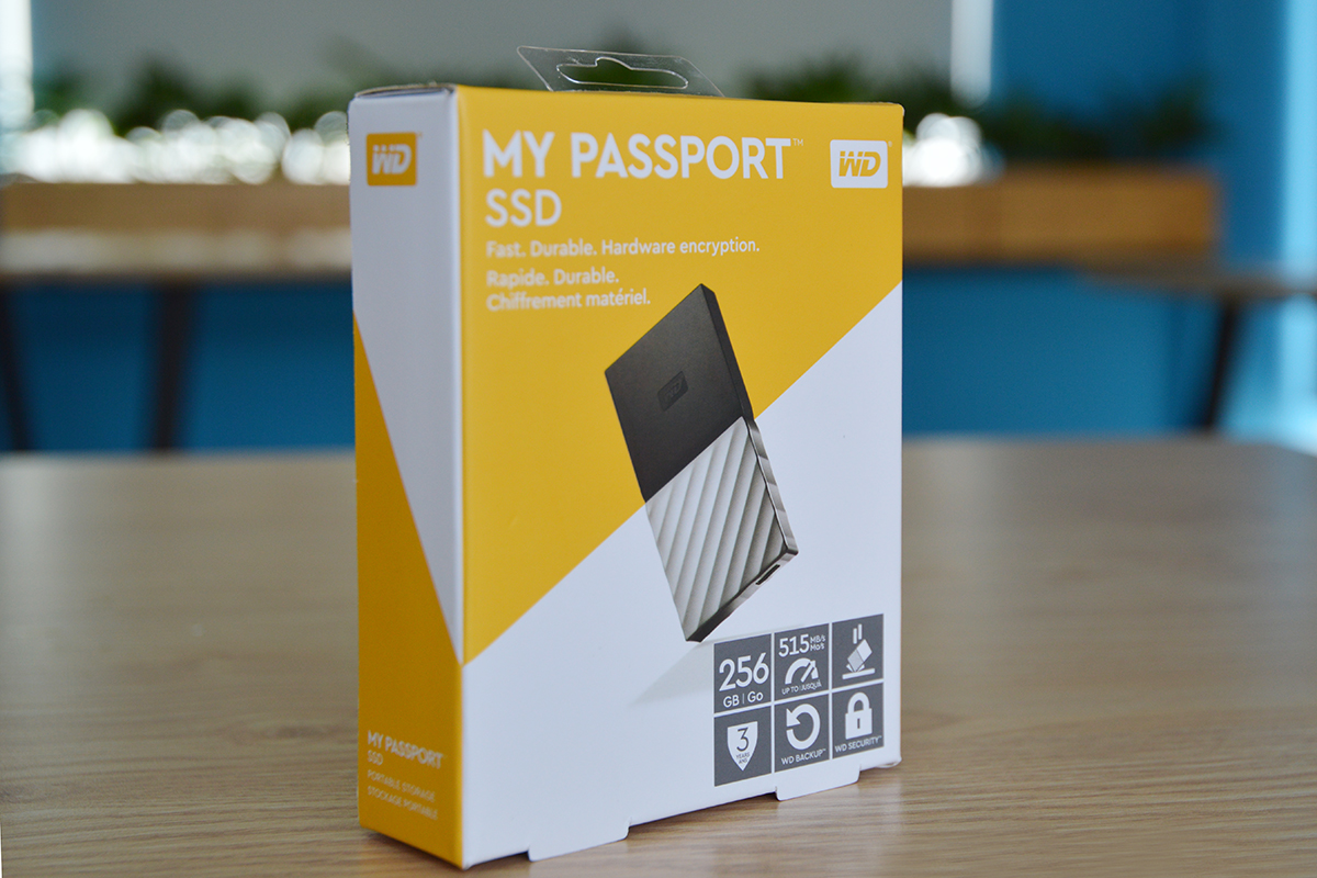 Ổ Cứng Di Động WD My Passport SSD 256GB - Hàng Chính Hãng