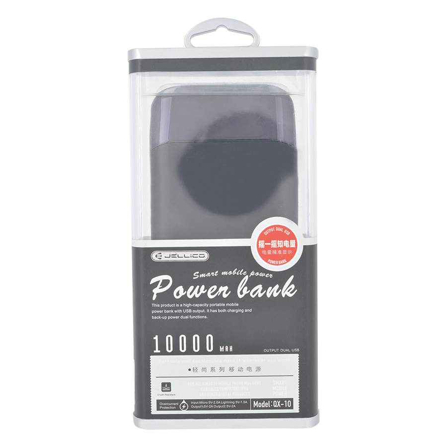 Pin Sạc Dự Phòng Jellico QX10 10.000 mAh - Hàng Chính Hãng
