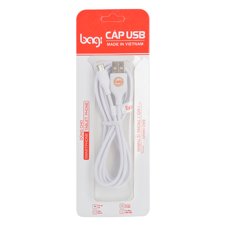 Cáp Sạc Micro USB Bagi MA150